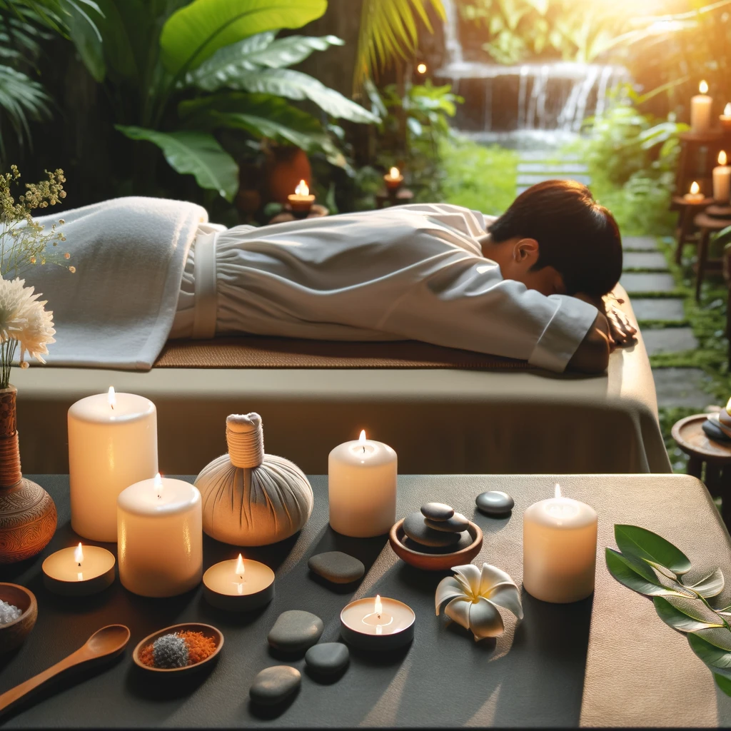 Dites Adieu au Stress Quotidien grâce aux Massages Relaxants 1 Person on massage table